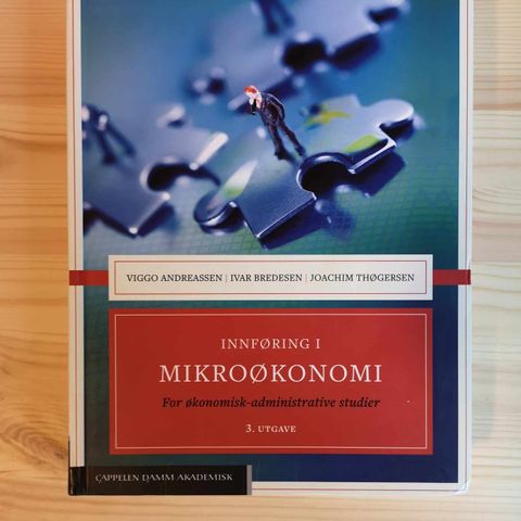 Innføring i mikroøkonomi + øvingsoppgaver med løsningsforslag, 3.utgave