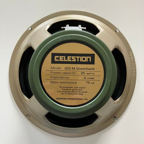 Celestion G12 M Greenback 8 ohm