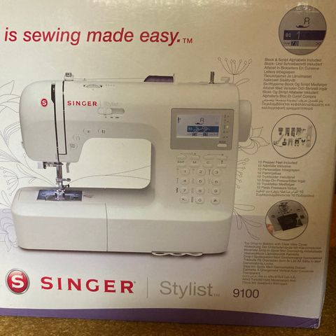 Singer Stylist 9100. Nesten ikke brukt!