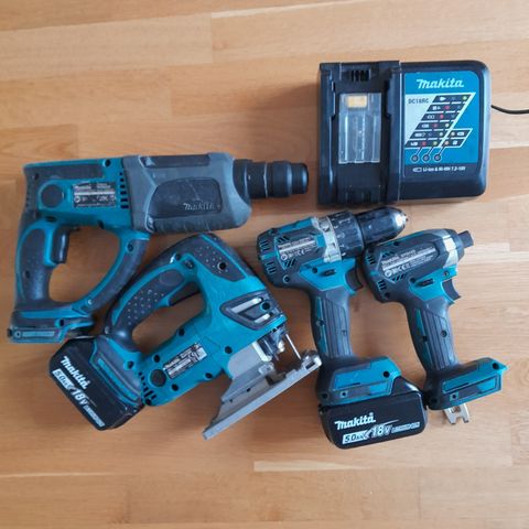 Makita verktøy 18v.