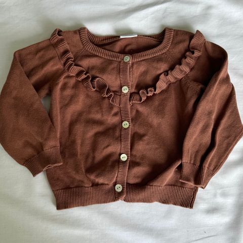 Hust & Claire cardigan med volang