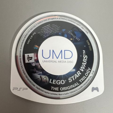PlayStation Portable spill: Lego Star Wars The Original Trilogy (bare disken)