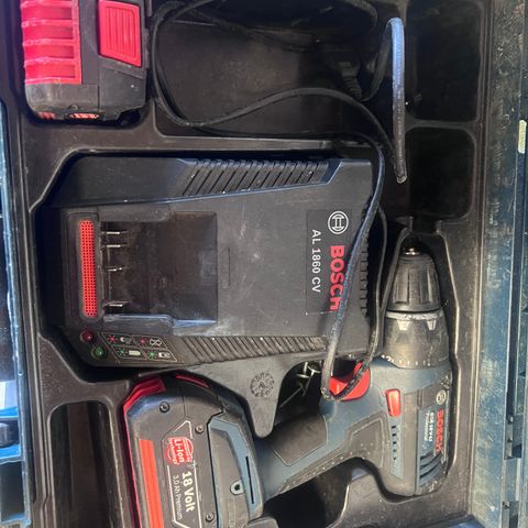 Bosch professional 18V-LI med 2x3Ah batteri i koffert