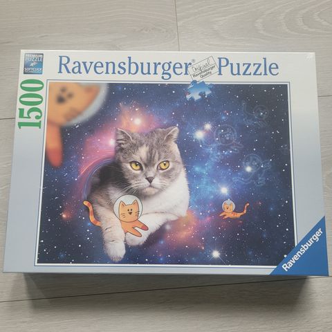 Katter i verdensrommet puzzlespill