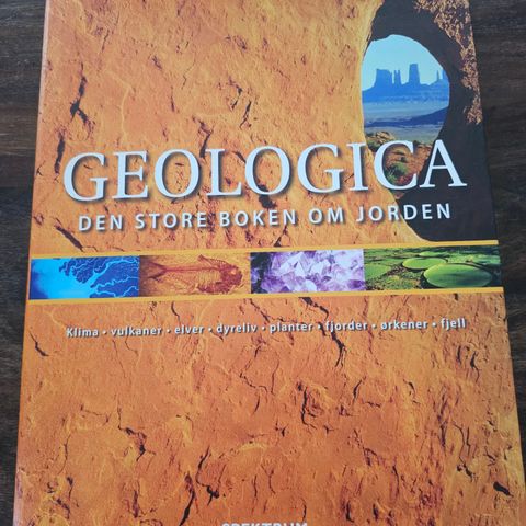 Geologica. Den store boken om jorden. Spektrum Forlag
