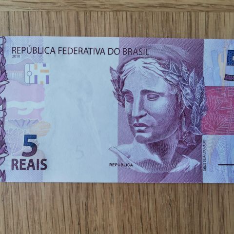 Brasil 5 reais, 2010, UNC