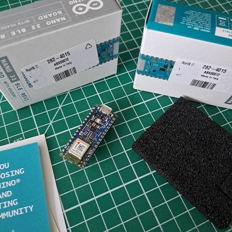 Arduino Nano 33 BLE rev2 med 9akset IMU