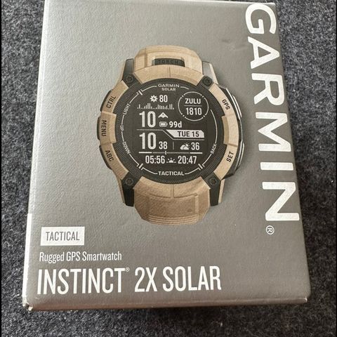Garmin Instinct 2X Solar Tactical