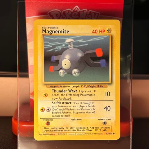 Magnemite 053/102 Pokémonkort (1999)