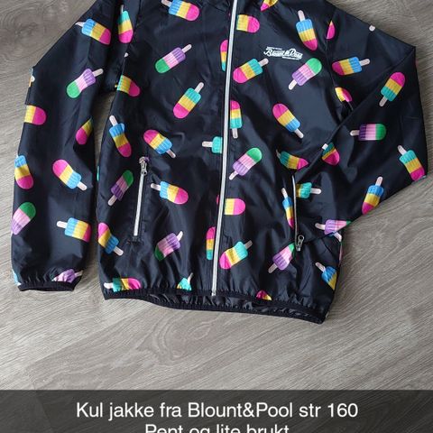Kul jakke fra Blount&Pool str 160