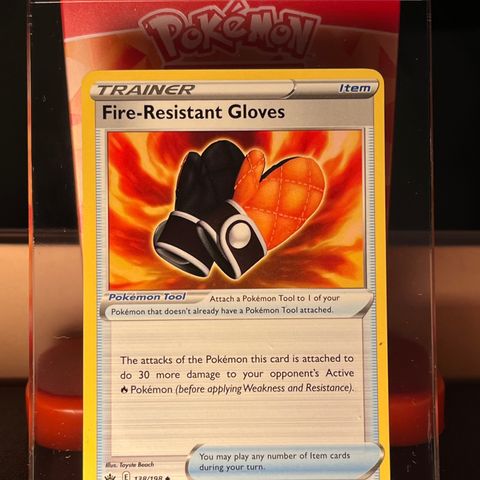 Fire Resistant Gloves 138/198 Pokémonkort - Pokémon Chilling Reign (2021)