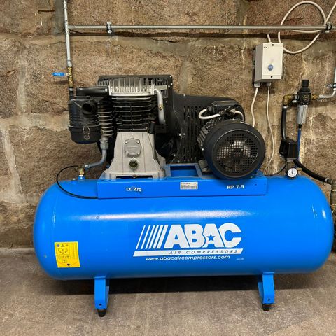 Abac 270l 7,5 HK kompressor