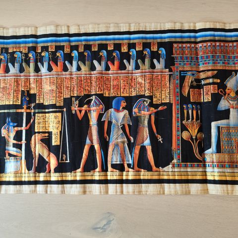 Egypt/egyptisk/kunst/maling/maleri/papyrus/håndlagd