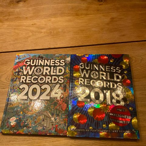 Guiness world records 2024 og 2018