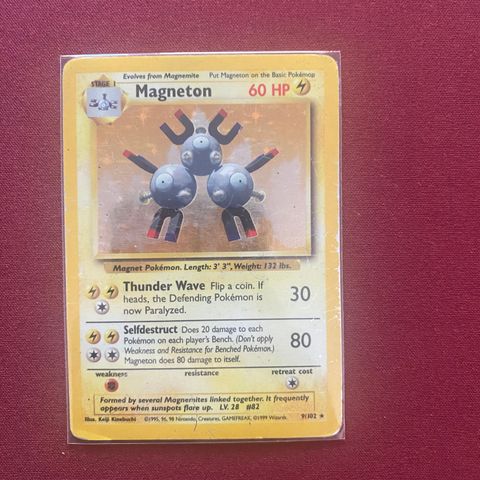 Magneton #9 Pokemon Base Set