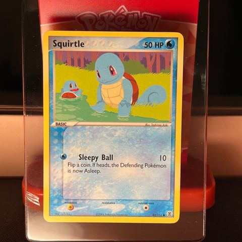 Squirtle Pokémonkort (2004)