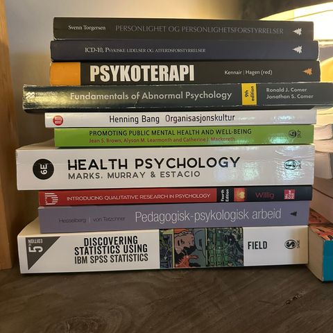 Pensumbøker psykologisk helsearbeid