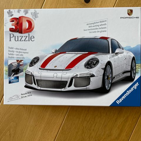 3D puzzle Porsche 911R