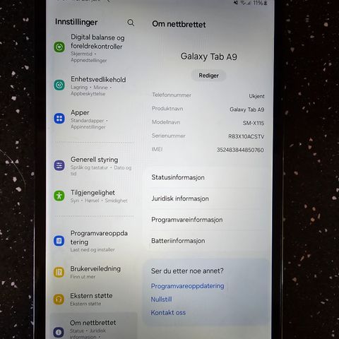 Samsung Galaxy Tab A9