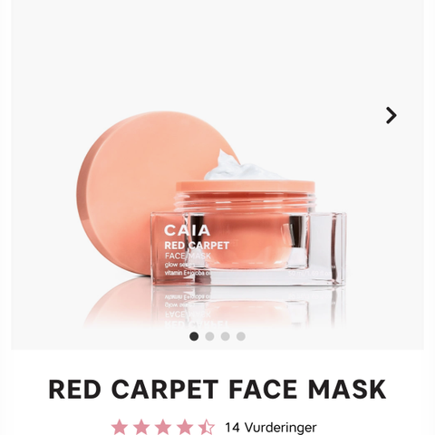 Caia red carpet mask