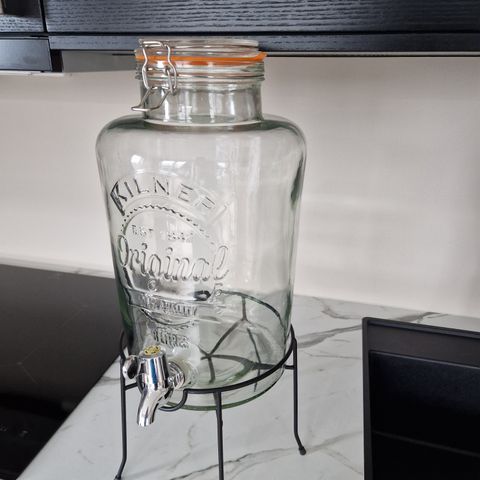 Kilner 8L drikkedispenser/vanntank selges