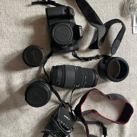 Canon EOS 70D med div utstyr