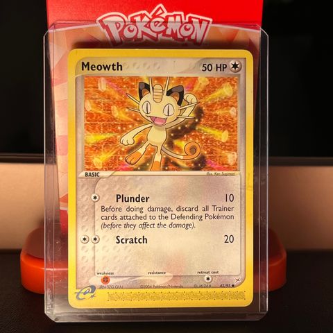 Meowth 42/95 Pokémonkort - Pokémon Ex. Team Magma vs. Team Aqua (2004)