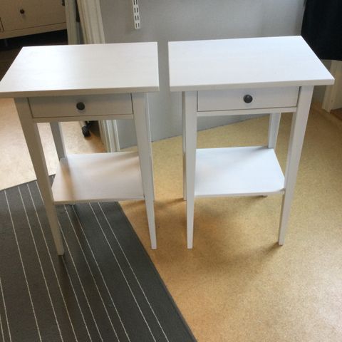 2 stk Ikea Hemnes nattbord