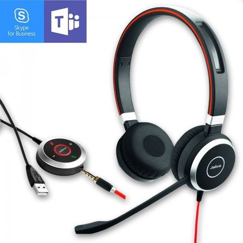 Jabra Evolve 40 MS Stereo Uåpnet Gaming/Profesjonell USB Headset