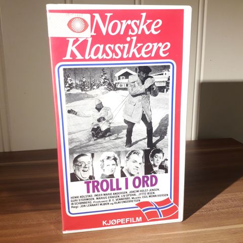 Troll i ord (1954) norsk film VHS