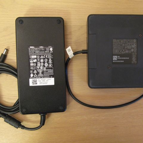 DELL Docking station - K16A med Dell strøm adapter 240W