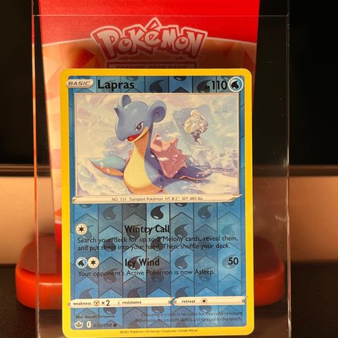 Lapras Pokémonkort (2021) - Reverse holo