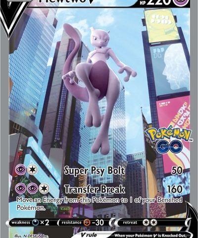 Pokemon • Mewtwo V • Ultra Rare • 072/078