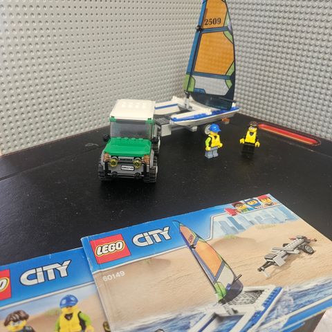 4x4 med katamaran og henger lego 60149