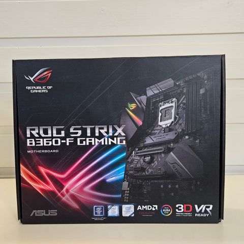 Asus Rog Strix B360-F Gaming + i3 8100