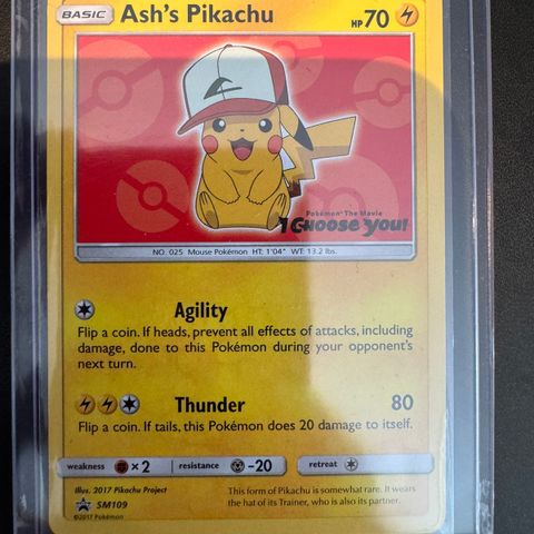 Pokemon Promo - Ash’s Pikachu SM109