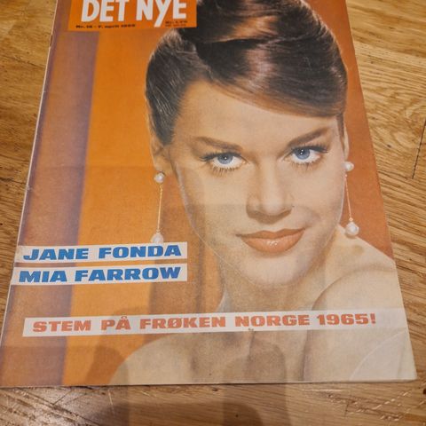 Det Nye 1965, Jane Fonda,  Mia Farrow, Åse Dahl,