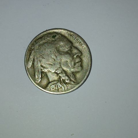 5 Cents 1928 D - Buffalo Nickel - USA