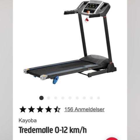 Tredemølle 0-12km/h