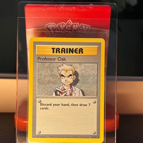 Professor Oak 88/102 - Base Set Trainer Pokémonkort - 1999 WOTC