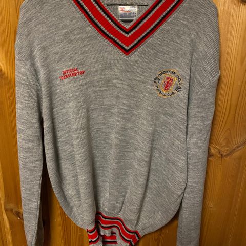 Vintage Manchester United Teamster Genser