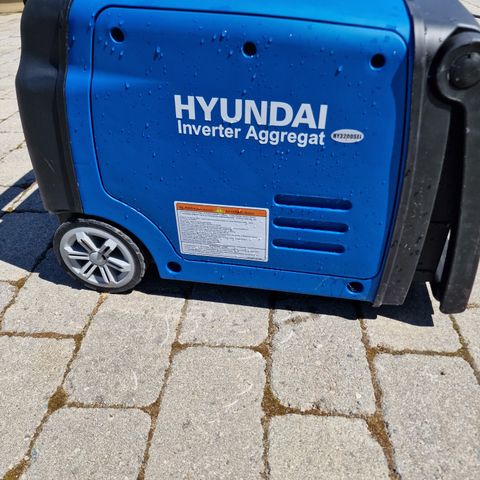 Hyundai  aggregat med fjernkontroll selges