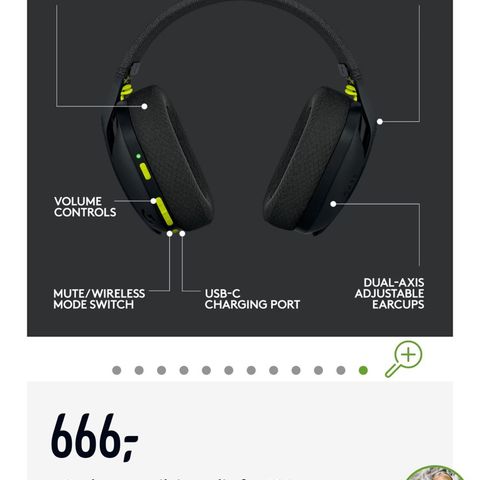 Logitech headset G435