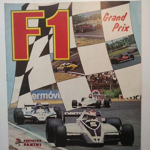 F1 Grand Prix Panini samlealbum 1980 vintage