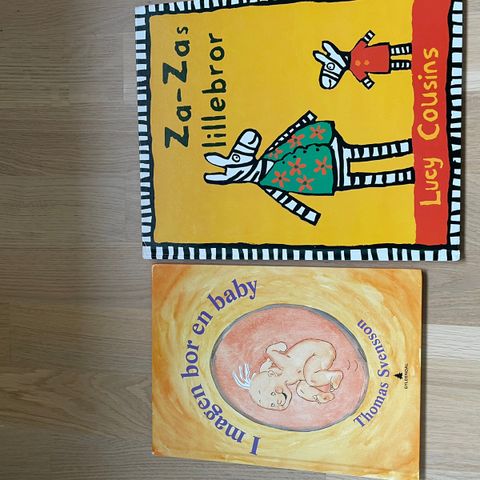 2 bøker for barn når mamma er gravid