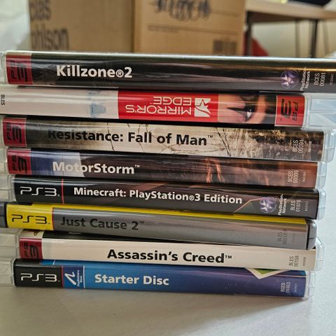 PS3 spill til salgs