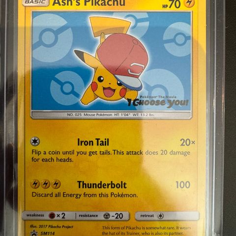 Pokemon Promo - Ash’s Pikachu SM114