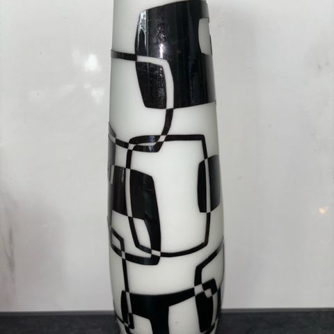 Design vase kunstglass 30 cm