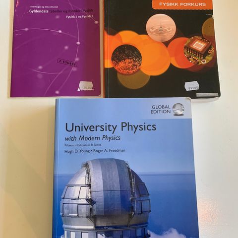 Rom Stoff Tid - Fysikk Forkurs, University Physics with Modern Physics, formler