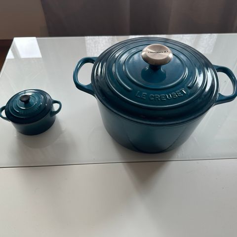 Le creuset 24 cm 4.2 L azure